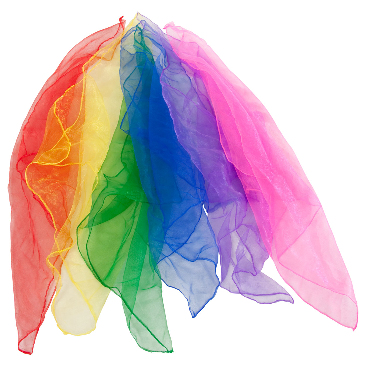Juggling veils 65x65 cm, set of 6 buy online