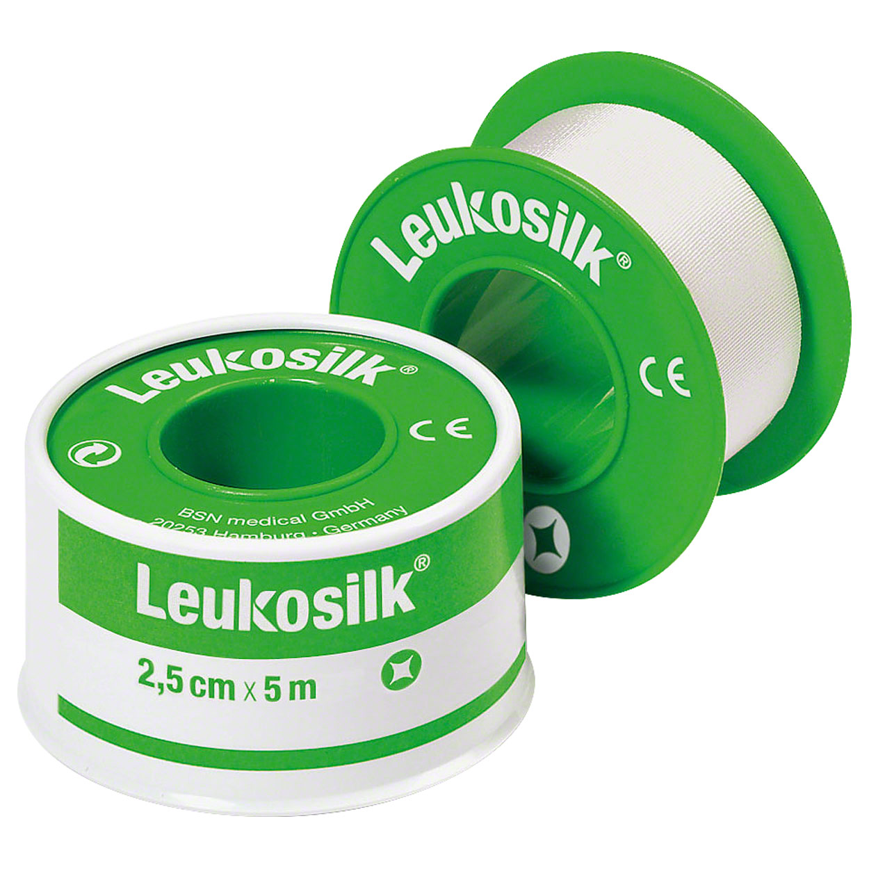 Leukosilk® Rollenpflaster 2,5cm x 5m - Größe: 2,5 cm x 5 m