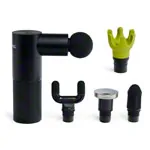 Product image: BLACKROLL FASCIA GUN set, massage gun + SOFT PEAKS attachment