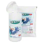 Product image: DESTIX disinfecting wipes in dispenser box, 13x20 cm, 120 pieces incl. refill pack, 120 pieces