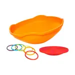 Product image: Gonge Coordination Set, 8 pcs GymTop Balace Top, Mini Top Play Top, Activity Rings
