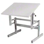 Product image: Möckel sit and standing desk  Ergo S72 B x T x H 100 x 70 x 72-122 cm, with glides, grey/grey