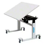 Product image: Möckel sit-stand desk Ergo M 2 W x D x H 120 x 70 x 68-112 cm, with castors, gray/gray