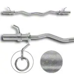 Olympic SZ-bar chrome incl. locking device, Ø 5 cm x 120 cm