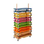 Product image: Pedalo roller board Safety set, 13 pcs., 12 roller boards + 1 stacking device