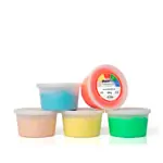 Product image: Physioflex therapy kneading mass, set: 450 g, 1x each extra soft, soft,medium, hard, extra hard