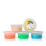 Product image: Physioflex therapy kneading mass, set: 85 g, 1x each extra soft, soft, medium, hard, extra hard