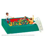 Pool balls, 225x225x50 cm, capacity approx 6000 balls