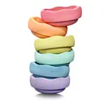 Product image: Stapelstein-set rainbow pastel, 6 pieces