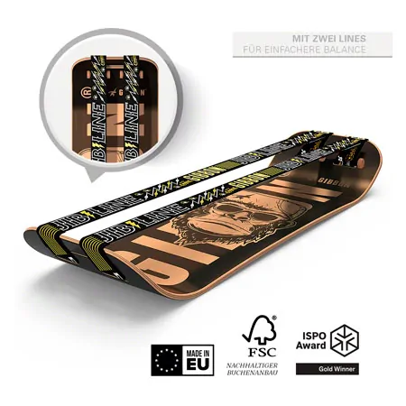 GIBBON Giboard set Caesar JIB, double slackline