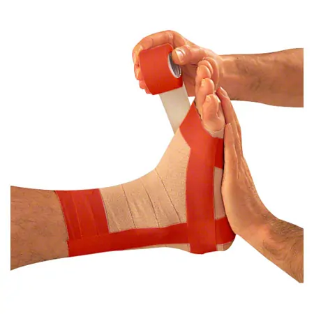 Leukotape Classic, 10 m x 3.75 cm, red, 12 pieces