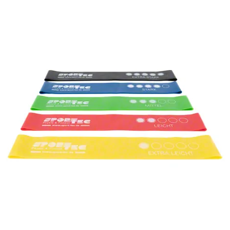 Sport-Tec latex fitness loops, set strengths 30x5 5, Sport-Tec of buy online 5 cm, 