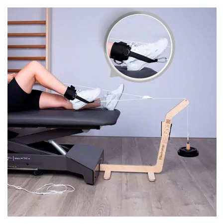 Flextrainer Single, osteoarthritis therapy device for knee and hip joints