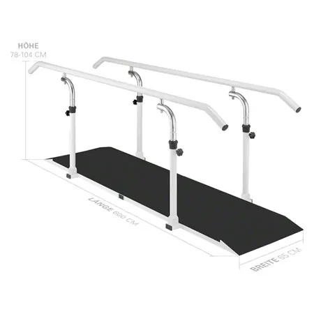 Walking bars Exclusive, bar length 6 m made of metal