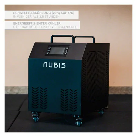 NUBIS inflatable cooling pool IceBath + cooling unit Chiller, incl. pump and bag