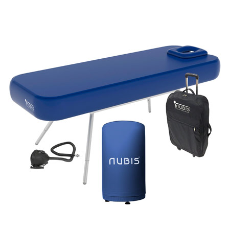 NUBIS Inflatable massage table Pro 2.0, incl. stool 35x50 cm