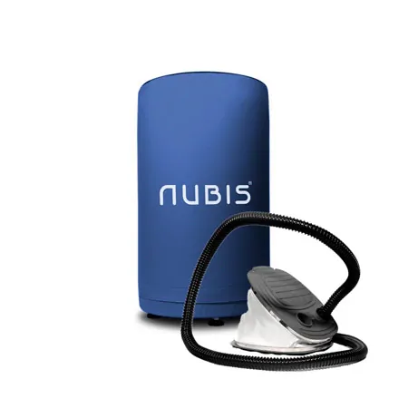 NUBIS inflatable stool incl. carrying bag, 35 x 50 cm + foot pump